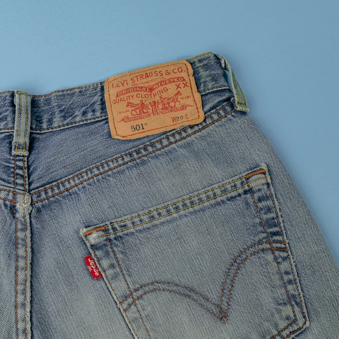 dettaglio jeans famosi Levi's 501