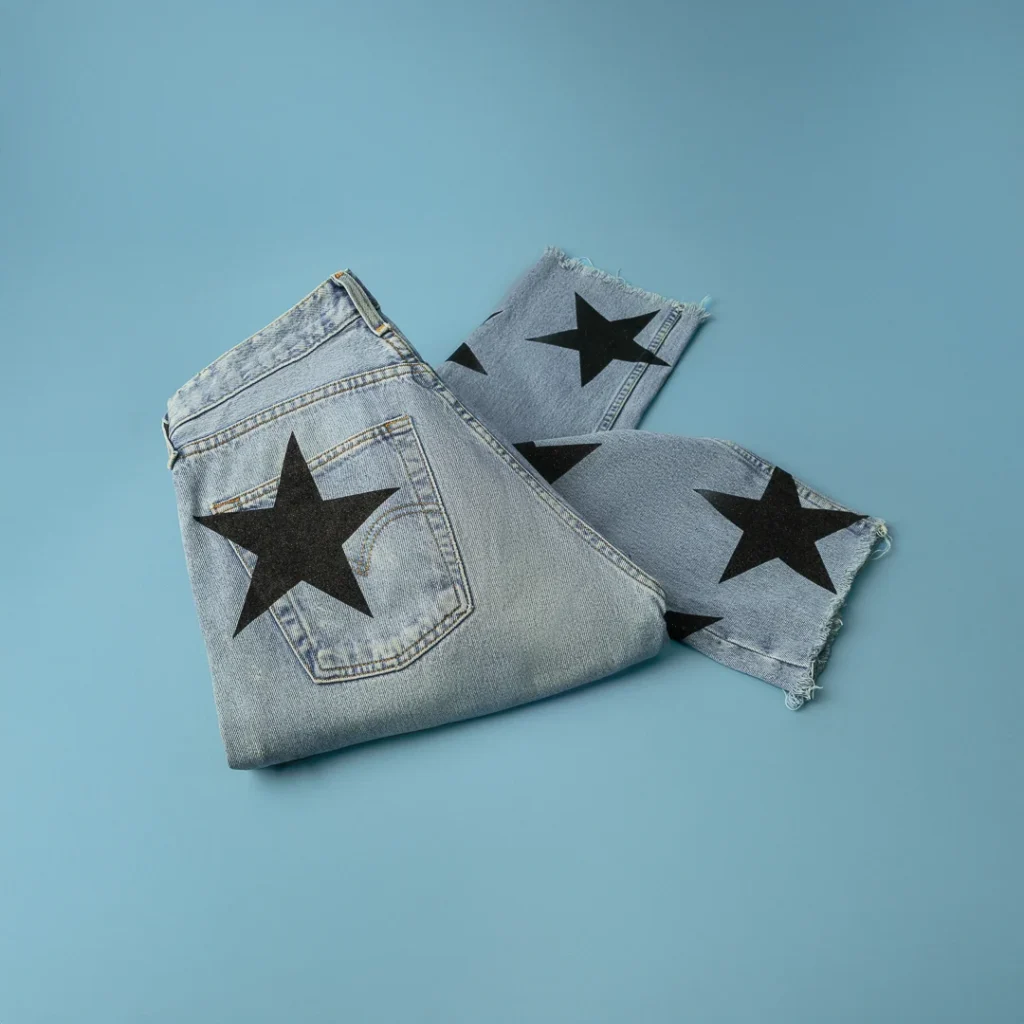 Jeans personalizzati per Natale